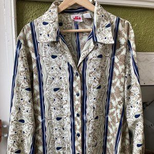 vintage button up size large